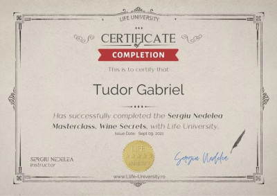  23. Certificare Curs Vinuri